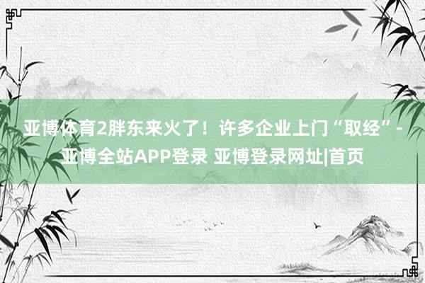 亚博体育　　2　　胖东来火了！许多企业上门“取经”-亚博全站APP登录 亚博登录网址|首页